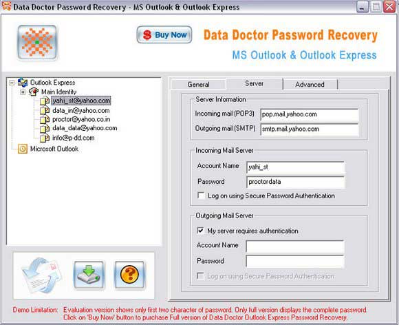 Windows 7 Outlook Password Recovery Program 3.0.1.5 full