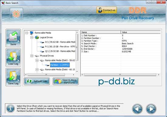 Undelete Data from USB Drive software