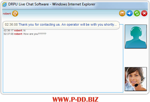 Online chatting program application